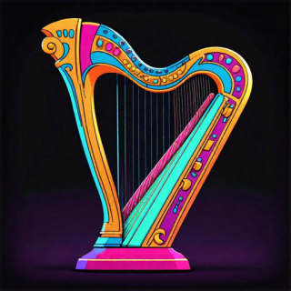 Harp visual #4736