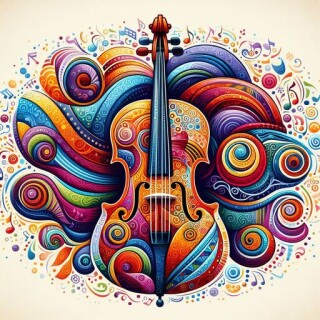 Violin visual #4738