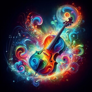 Violin visual #4740