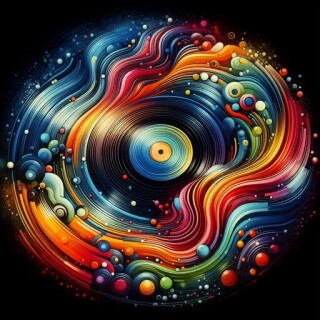 Vinyl record visual #6109