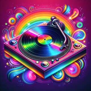 Vinyl record visual #6105