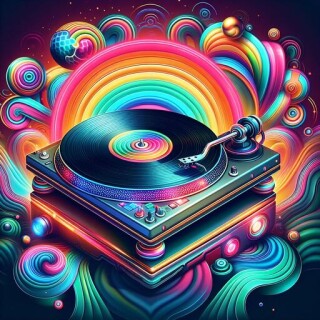 Vinyl record visual #6103
