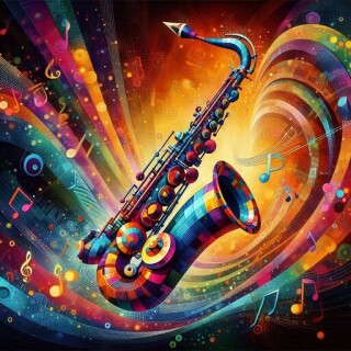 Saxophone visual #6098
