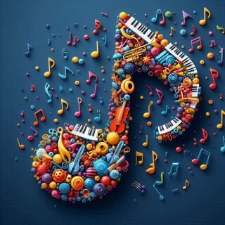 Music note visual #6200