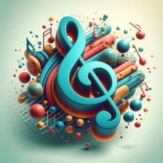 Music note visual #6197