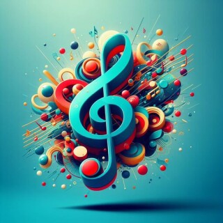 Music note visual #6196
