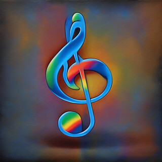 Music note visual #6177