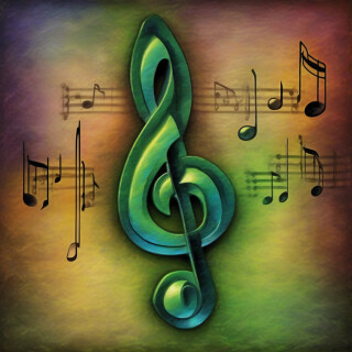 Music note visual #6176