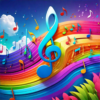 Music note visual #6215