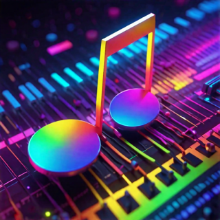 Music note visual #6214