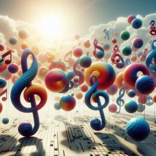 Music note visual #6230