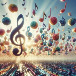 Music note visual #6229