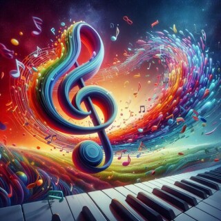 Music note visual #6226