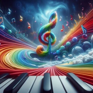 Music note visual #6224