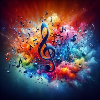 Music note visual #6254