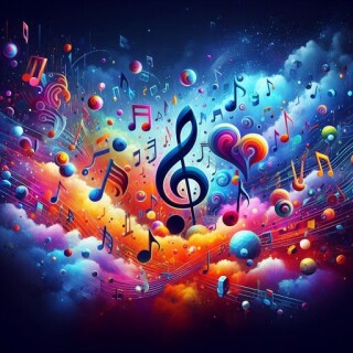 Music note visual #6255