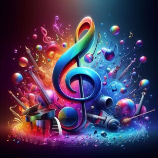 Music note visual #6256