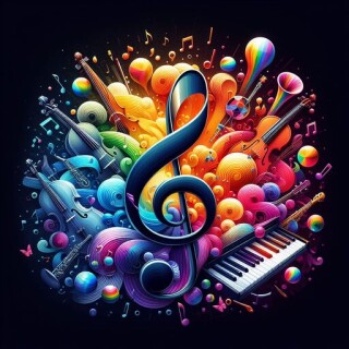 Music note visual #6257