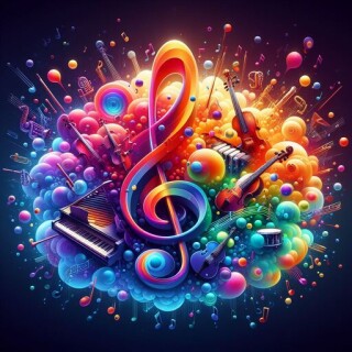 Music note visual #6258