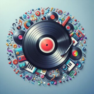 Vinyl record visual #6300