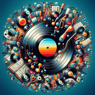 Vinyl record visual #6297