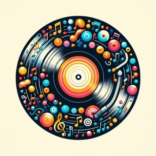 Vinyl record visual #6298