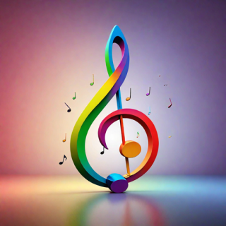 Music note visual #6306
