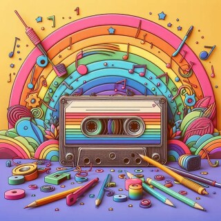 Tape recorder visual #6329