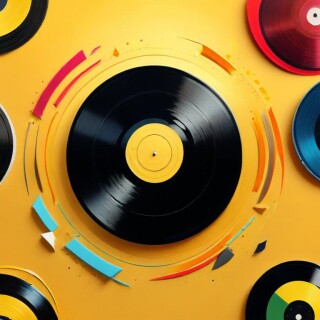 Vinyl record visual #6412