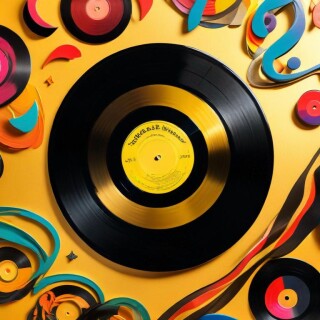 Vinyl record visual #6410