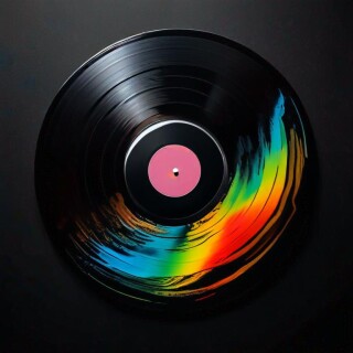 Vinyl record visual #6409