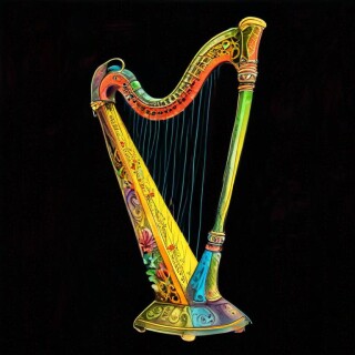Harp visual #6427
