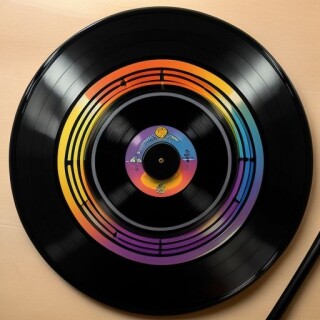 Vinyl record visual #6408