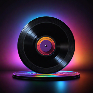 Vinyl record visual #6406