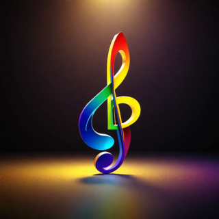 Music note visual #6381