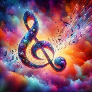 Music note visual #6715