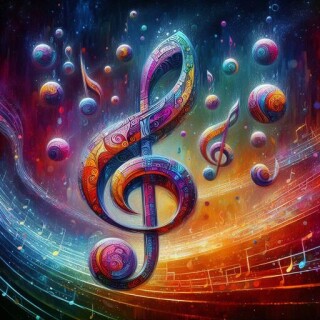 Music note visual #6714