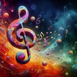 Music note visual #6713