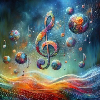Music note visual #6712