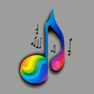 Music note visual #6741