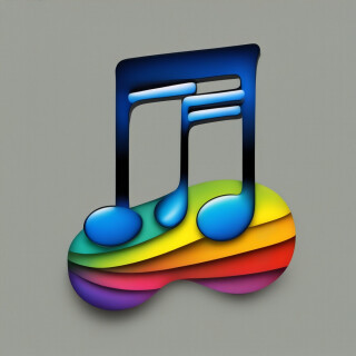 Music note visual #6740