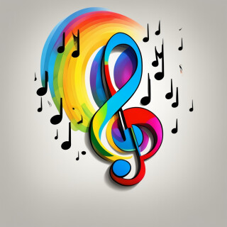 Music note visual #6739