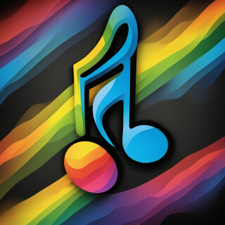Music note visual #6738