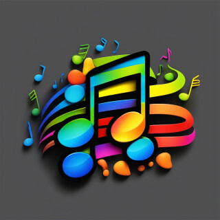 Music note visual #6735