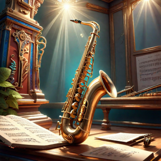Saxophone visual #6792
