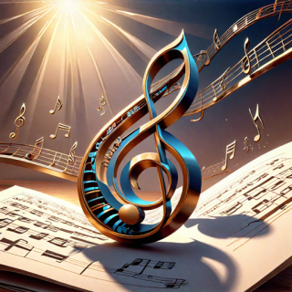 Music note visual #6779
