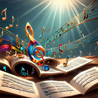 Music note visual #6778