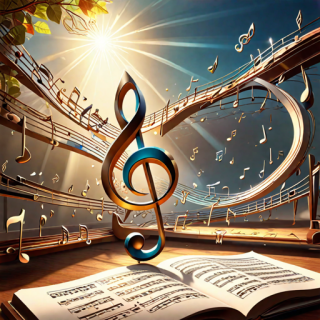 Music note visual #6776