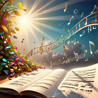 Music note visual #6774