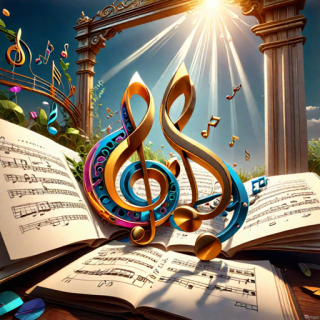 Music note visual #6775